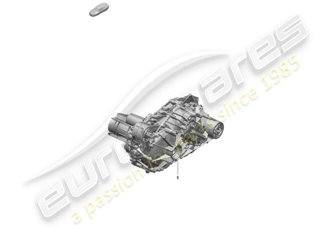 porsche 2025 (macan-e) getriebe vorderachse teilediagramm