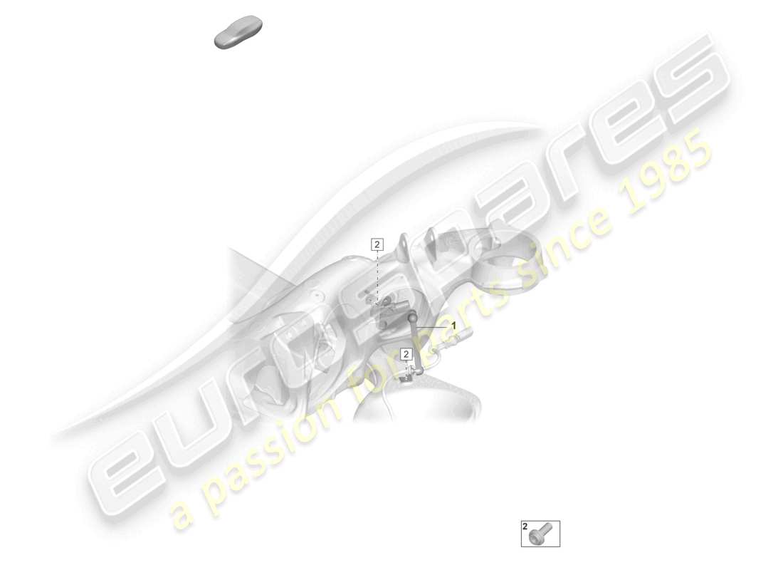 porsche 2021 (taycan 9j1-1) füllstandssensor-teilediagramm