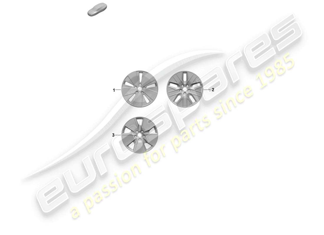 porsche 2026 (macan-e) leichtmetallfelgen-ersatzteildiagramm