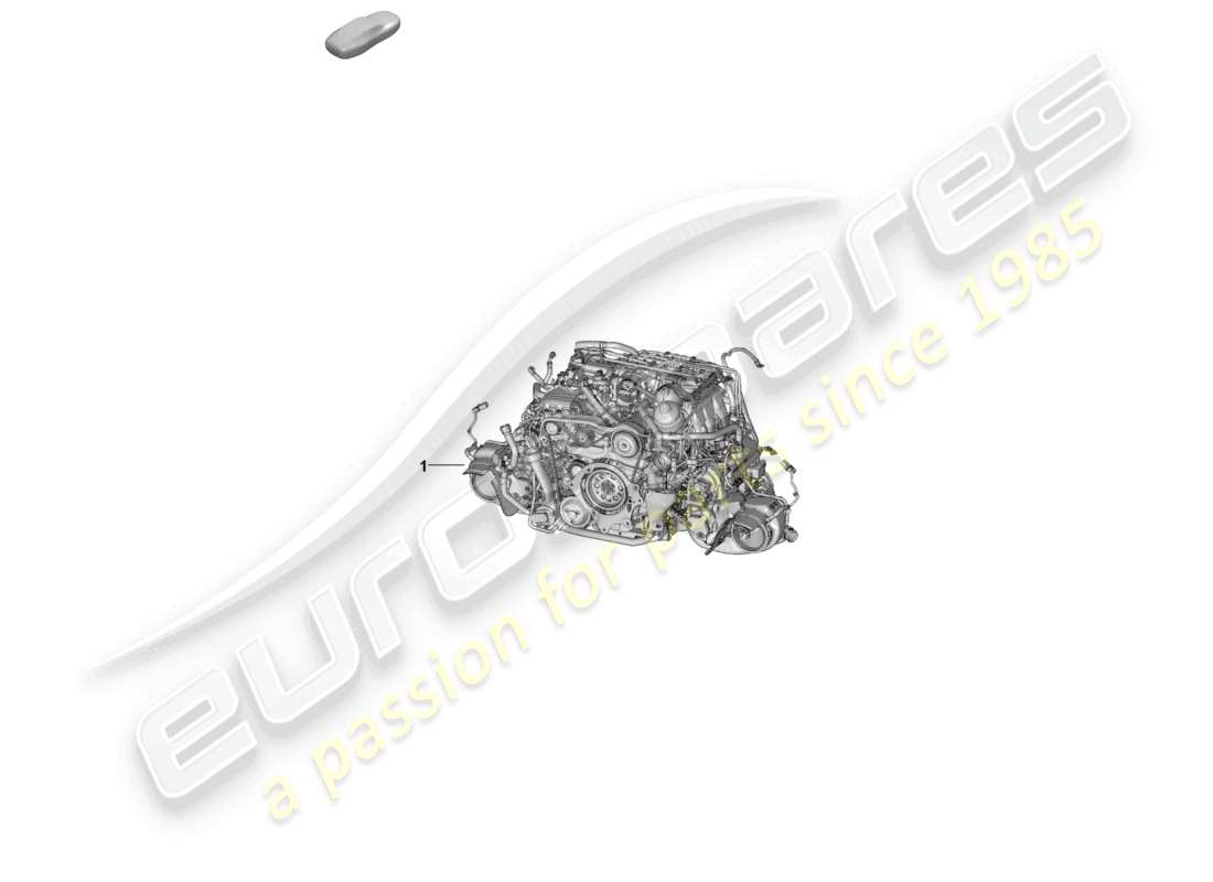 porsche 2023 (992-1) ersatzmotor (komplett) teilediagramm