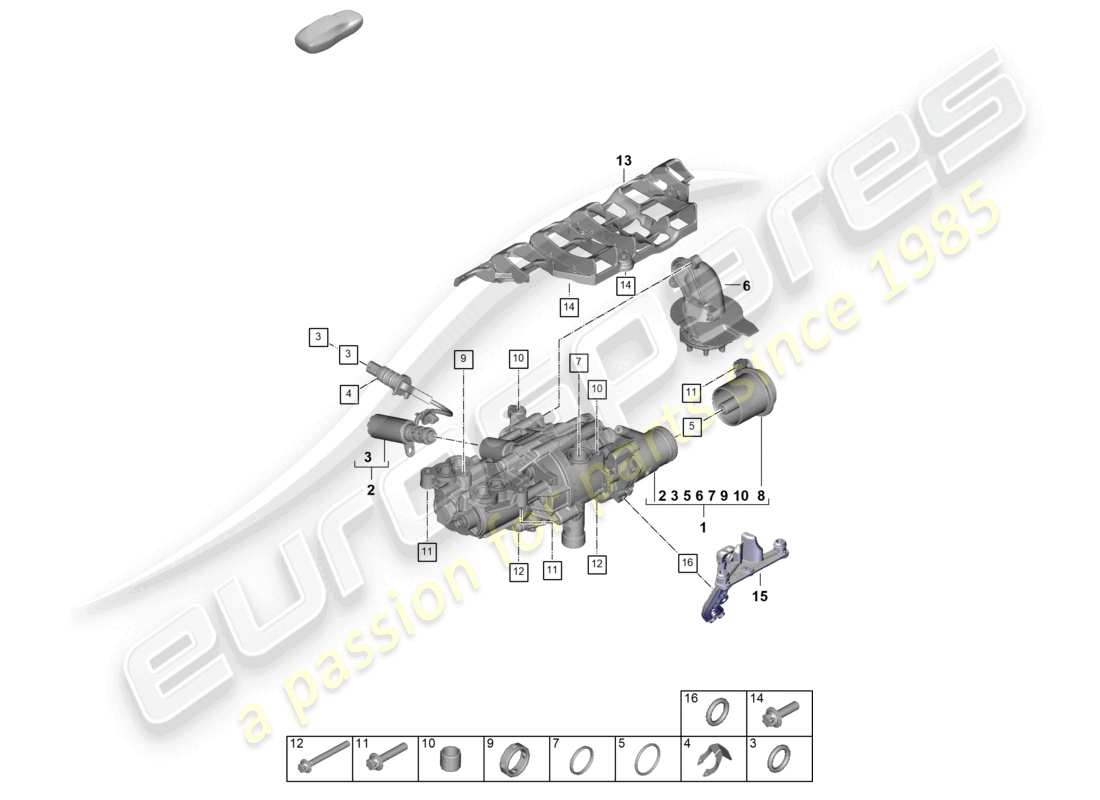 teilediagramm mit der teilenummer 0pb115047