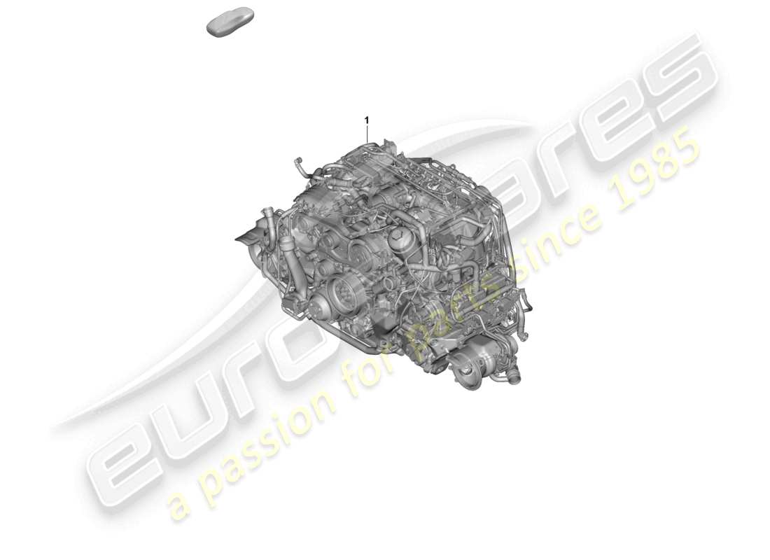 porsche 2024 (992-2) ersatzmotor (komplett) teilediagramm