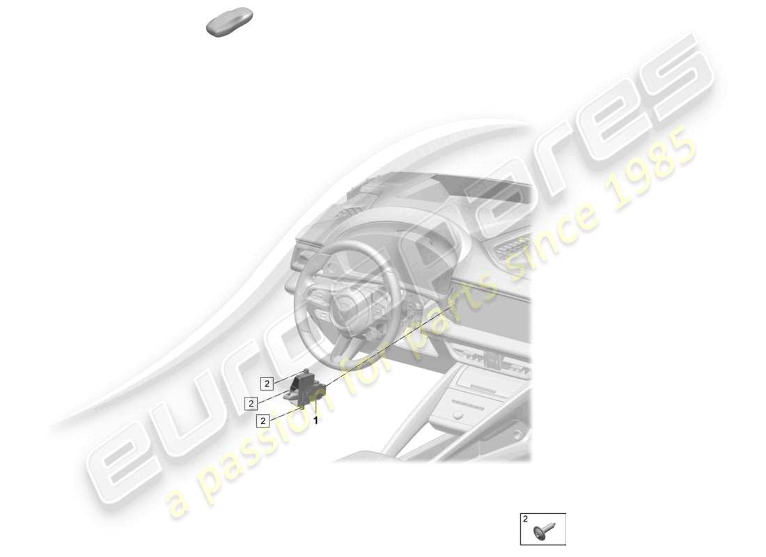 porsche 2025 (macan-e) wahlmechanismus teilediagramm