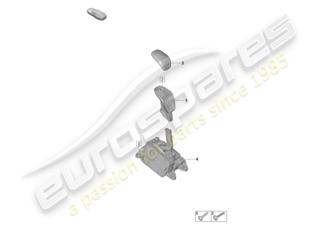porsche 2022 (panamera 971-2) wählhebel automatik ersatzteildiagramm
