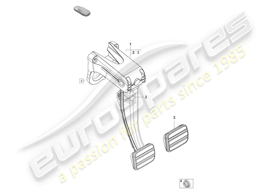 porsche 2022 (taycan 9j1-1) bremspedal teilediagramm
