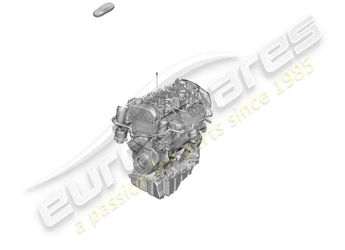 porsche 2025 (cayenne e3 pa) ersatzmotor (komplett) teilediagramm