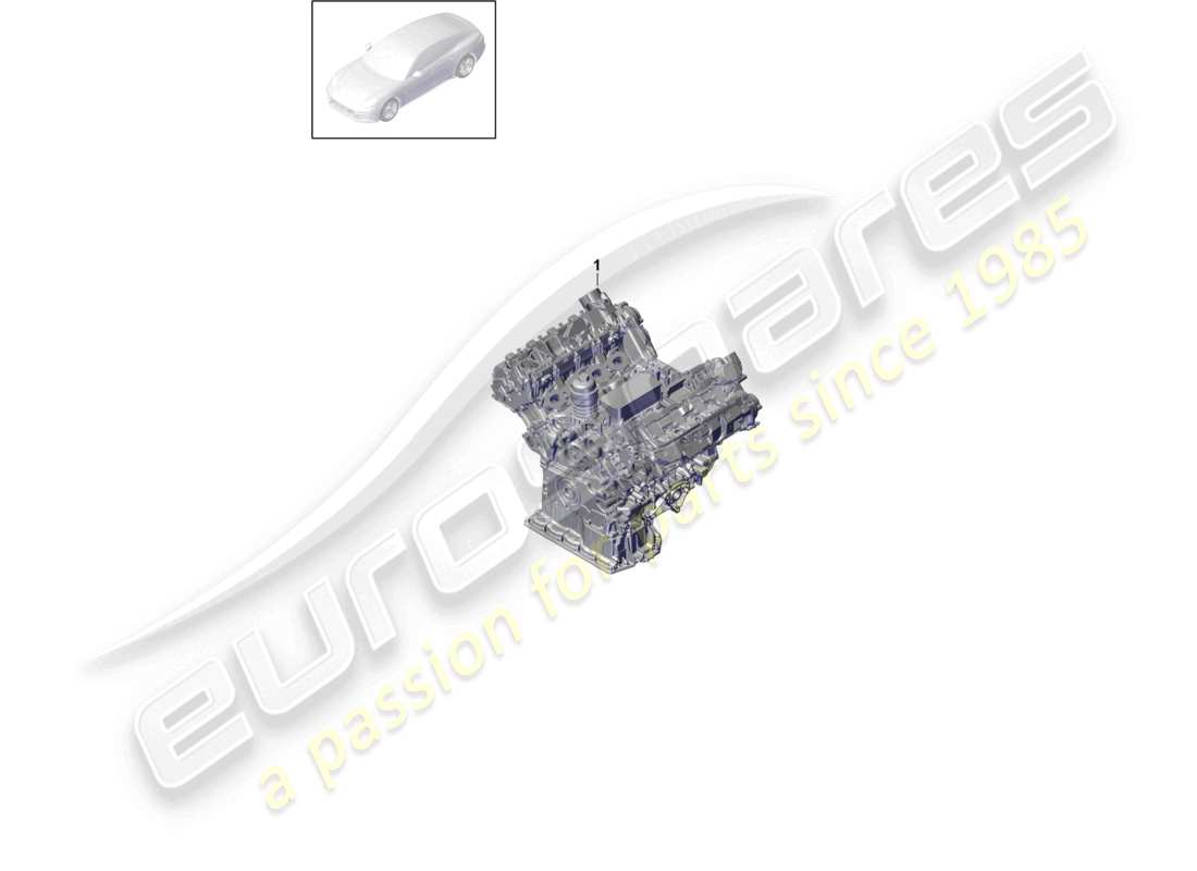 porsche 2021 (panamera 971-1) basismotor teilediagramm