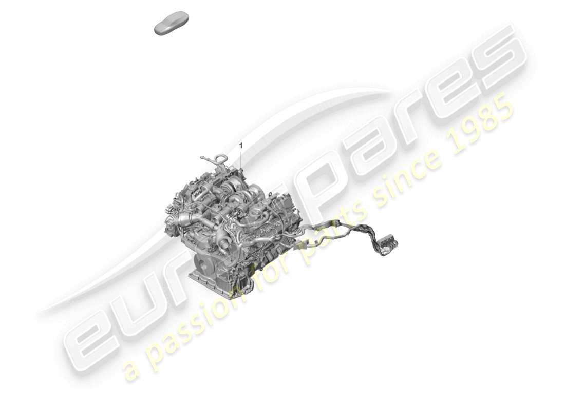 porsche 2022 (panamera 971-2) ersatzmotor (komplett) teilediagramm