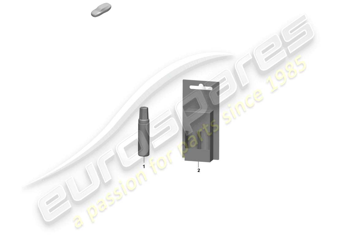 porsche 2025 (macan-e) lackausbesserungsapplikator farben teilediagramm