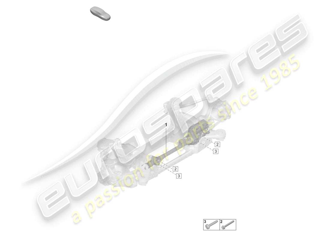 porsche 2020 (taycan 9j1-1) lenkung hinterachse teilediagramm