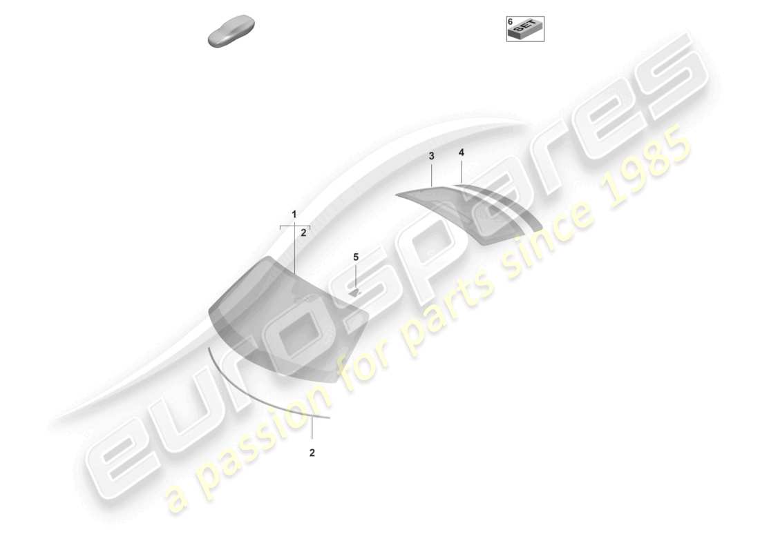 porsche 2020 (taycan 9j1-1) windschutzscheibe heckscheibe teilediagramm
