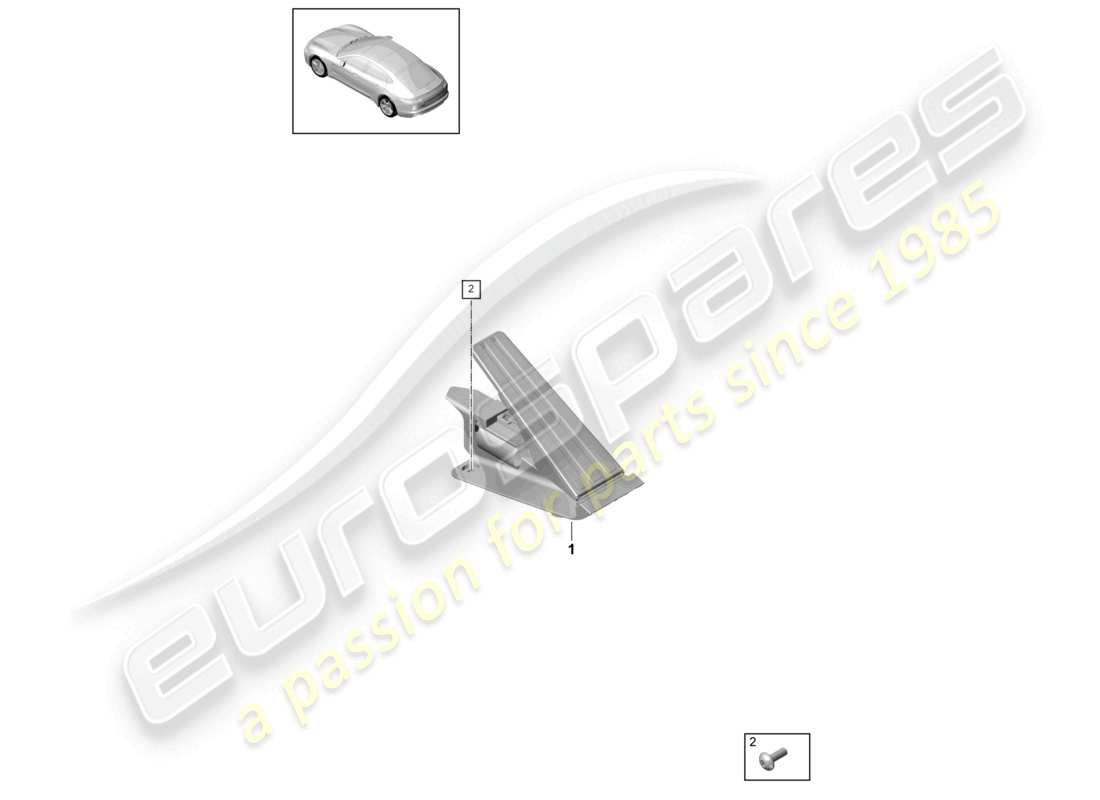 porsche 2021 (panamera 971-1) gaspedal teilediagramm
