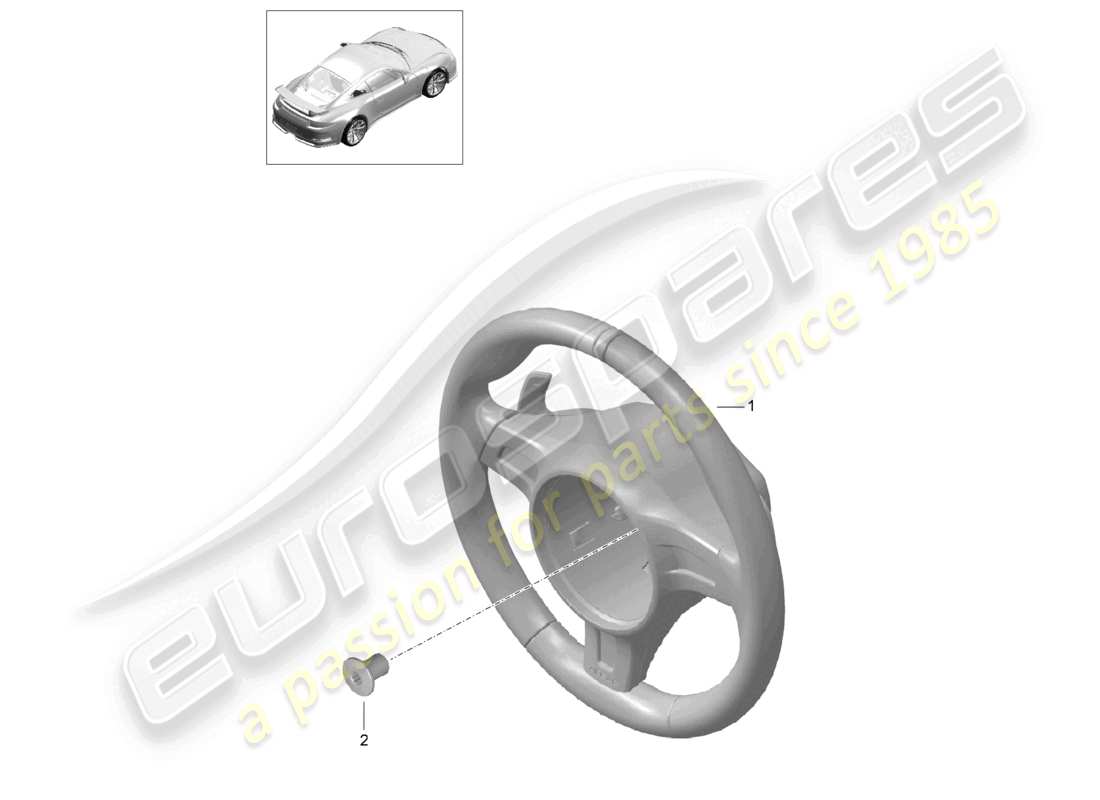 porsche 2021 (991-2 r/gt3/rs) lenkrad d >>- mj 2017 ersatzteildiagramm