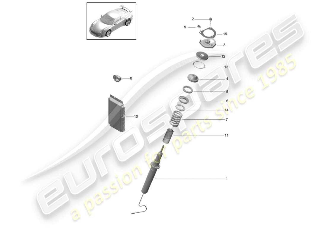 porsche 2021 (991-2 r/gt3/rs) schwingungsdämpfer d >>- mj 2017 ersatzteildiagramm