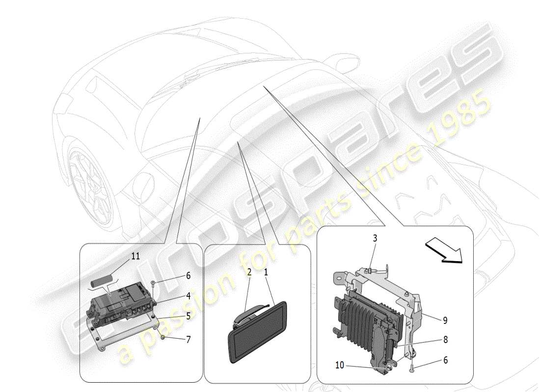 maserati mc20 (2024) it system teilediagramm