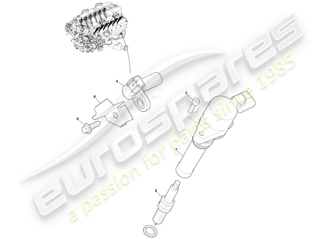aston martin one-77 (2011) zündteildiagramm