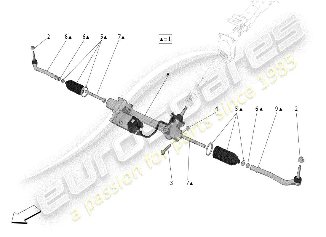 maserati mc20 (2024) komplette lenkzahneinheit teilediagramm