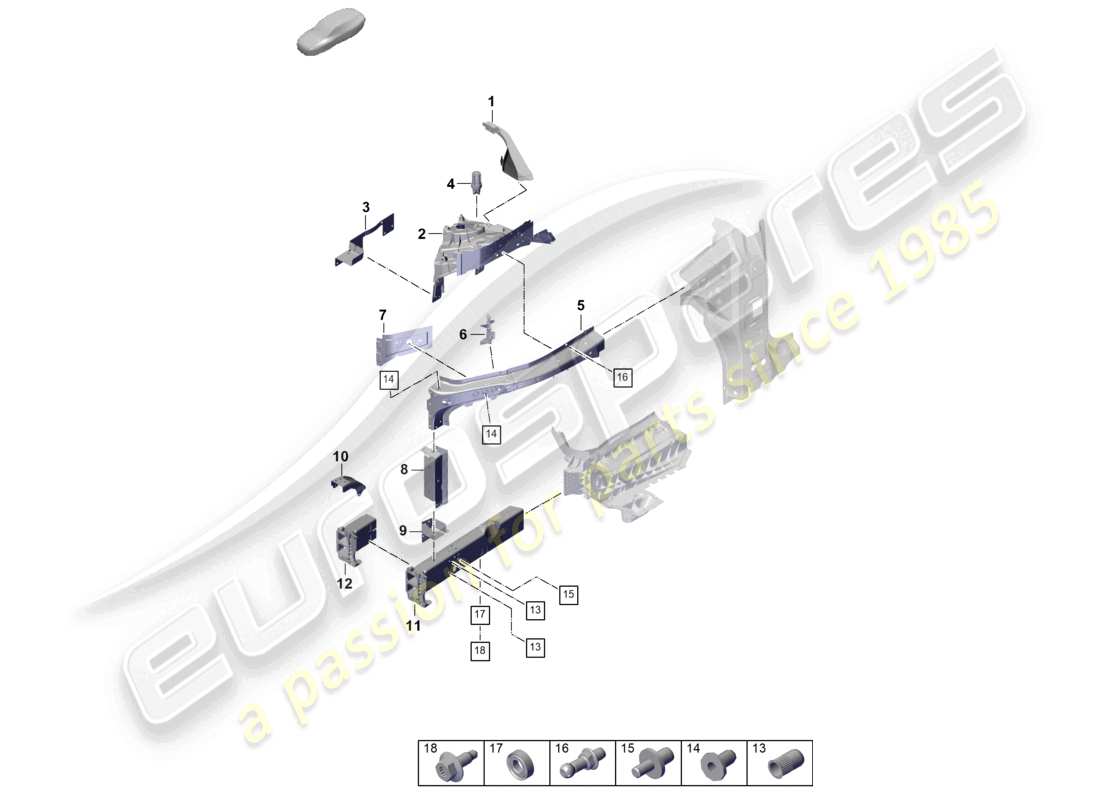 teilediagramm mit der teilenummer 95880515701grv