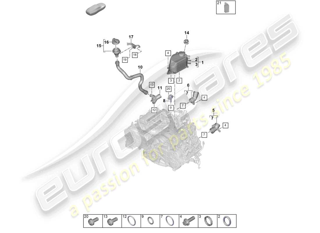 teilediagramm mit der teilenummer 0pb115131b