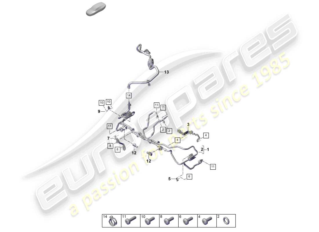 teilediagramm mit der teilenummer pab133519