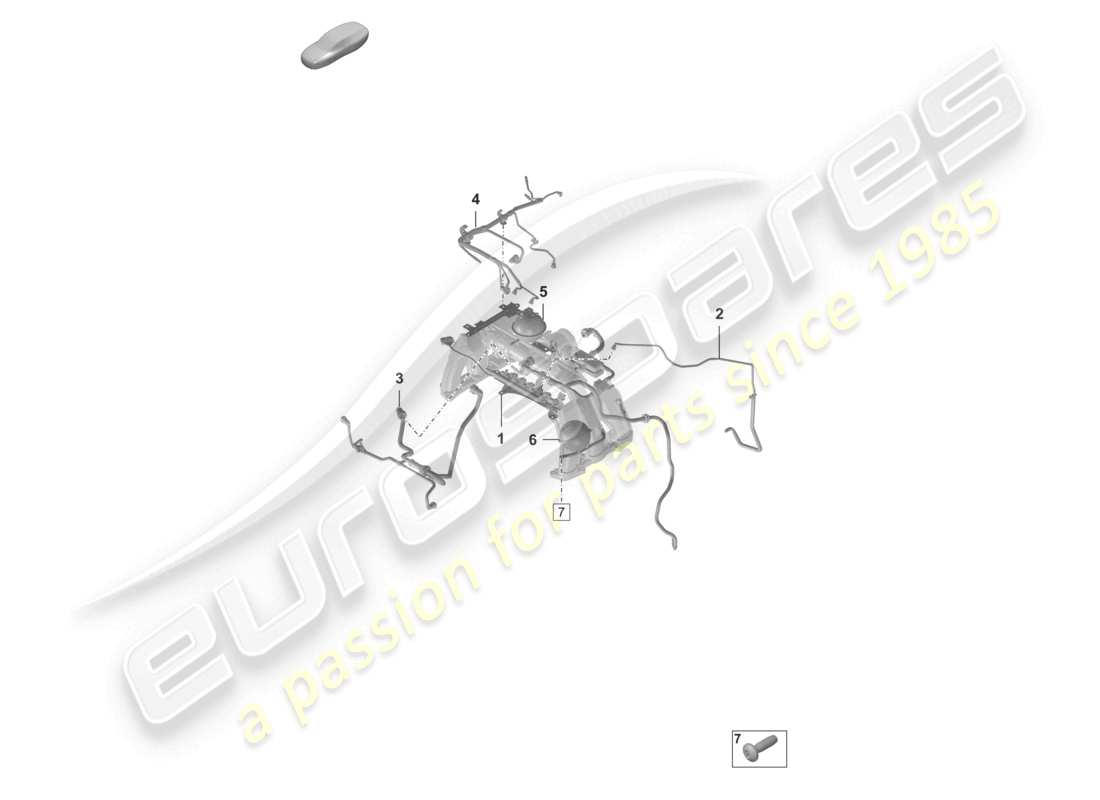 teilediagramm mit der teilenummer 7pp906283q