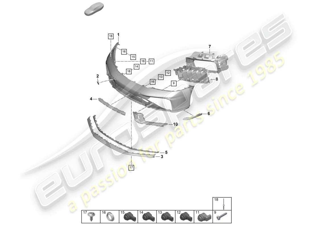 teilediagramm mit der teilenummer 992807683g ok1