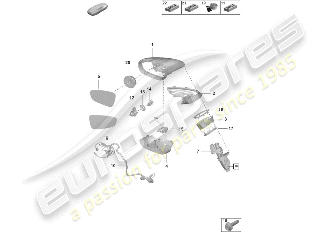 teilediagramm mit der teilenummer 992857411h