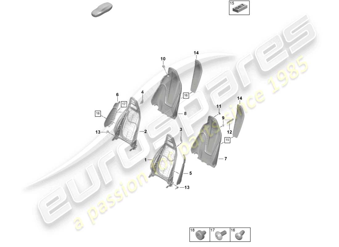 teilediagramm mit der teilenummer 992881236b 8yr