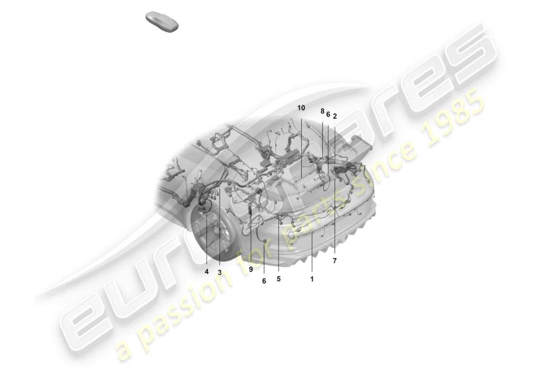eine teilezeichnung aus dem porsche 2026 (992-2 gt3/rs/st) teilekatalog