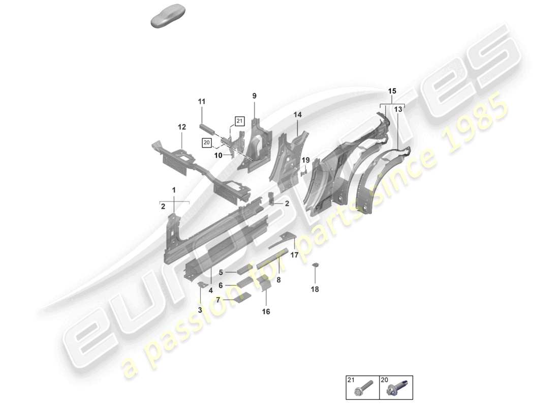 teilediagramm mit der teilenummer 992810837bygrv