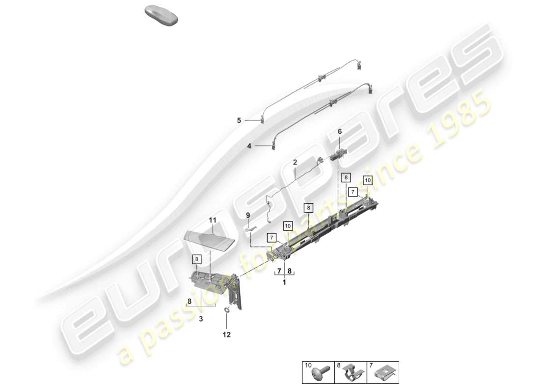 teilediagramm mit der teilenummer paf912787