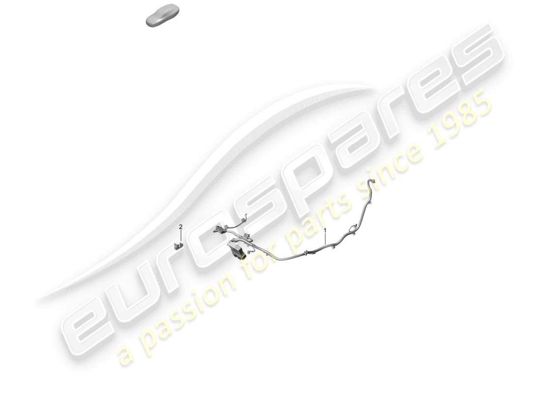 porsche 2025 (992-2 gt3/rs/st) elektrik schalensitz teilediagramm