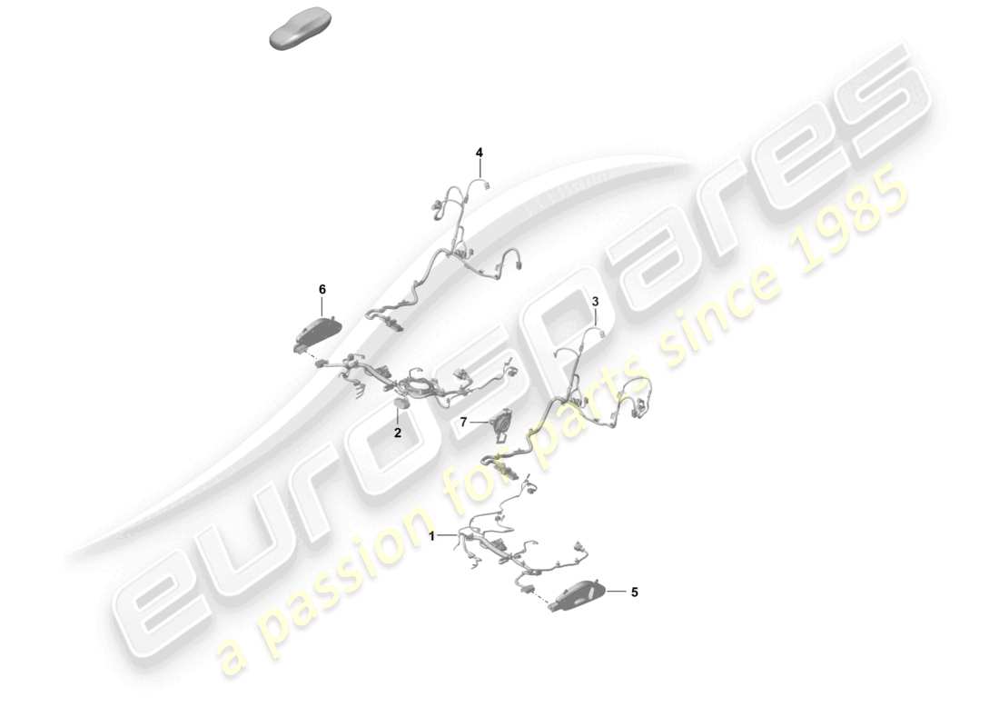porsche 2024 (992-2) elektrik sportsitz standardsitz teilediagramm