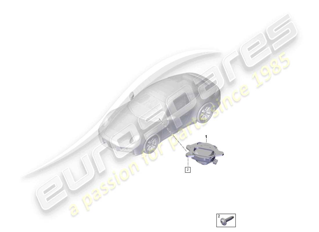 porsche 2024 (992-2) teilediagramm für lautsprecher-subwoofer