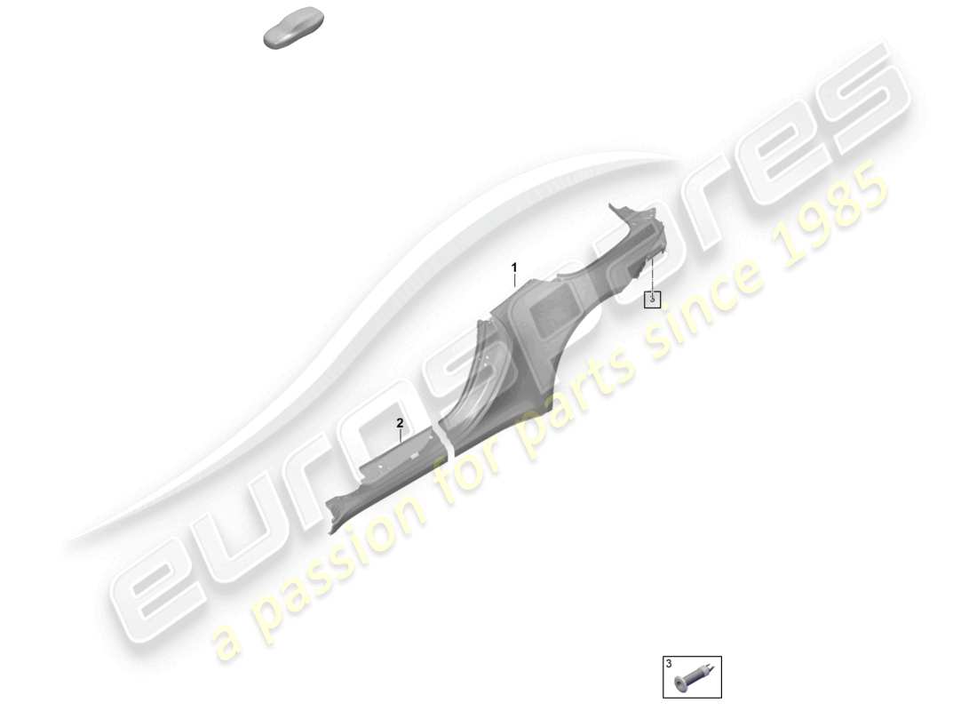 porsche 2024 (992-2) seitenteil targa teilediagramm