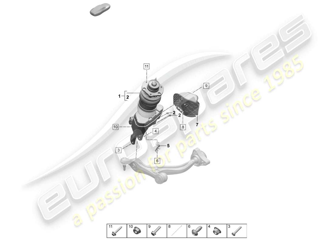 teilediagramm mit der teilenummer pad616038e