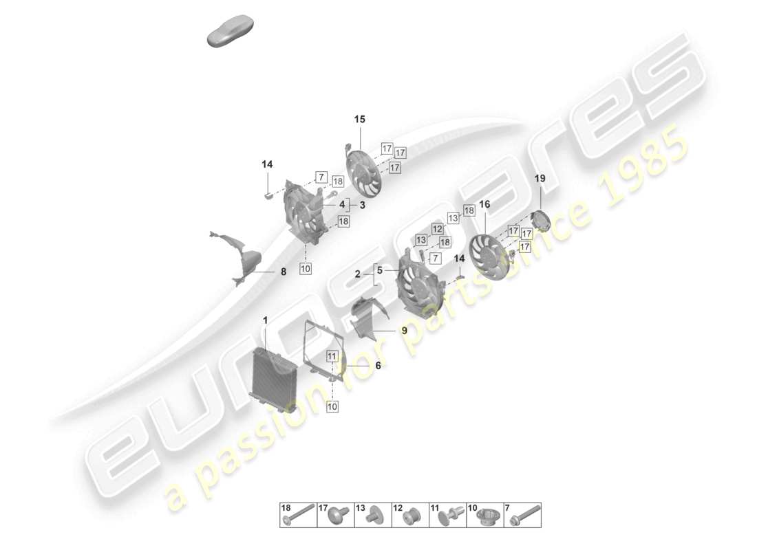 teilediagramm mit der teilenummer pad121205a