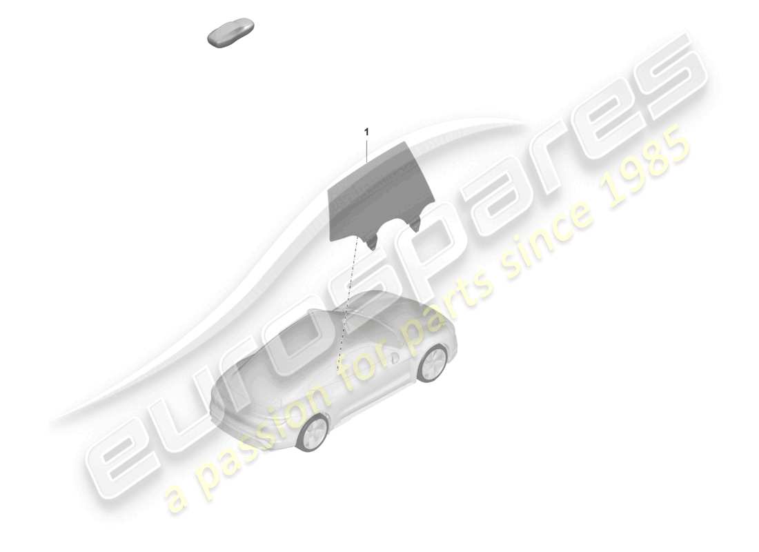 porsche 2020 (taycan 9j1-1) türfenster teilediagramm