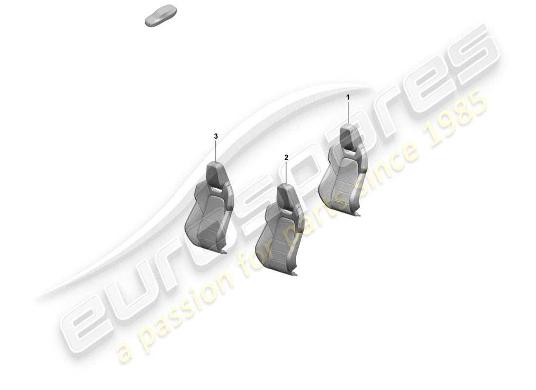porsche 2025 (macan-e) schaumteil rückenlehnenbezug standardsitz teilediagramm
