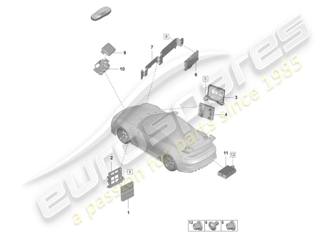 porsche 2026 (992-2 gt3/rs/st) steuergeräte steuergerät (bcm) für konv.-system & ob-stromversorgung steuergerät für fahrerassistenzsysteme teileübersicht