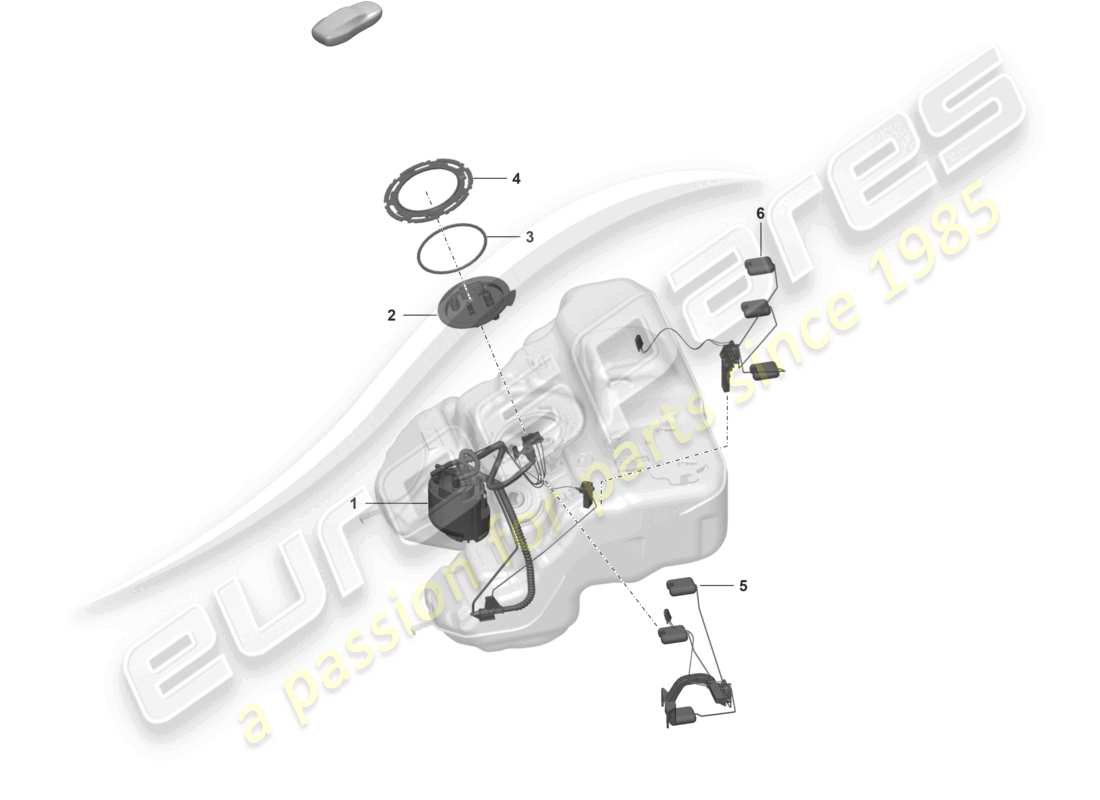 porsche 2022 (992-1 turbo / s) kraftstoffpumpe geber für tankanzeige teileübersicht