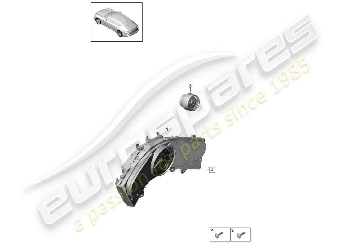 porsche 2021 (panamera 971-1) kombiinstrument exklusive stoppuhrbeschläge d - 24.06.2019>> ersatzteildiagramm