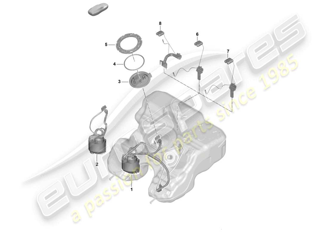 porsche 2024 (992-2) kraftstoffpumpe geber für tankanzeige teileübersicht
