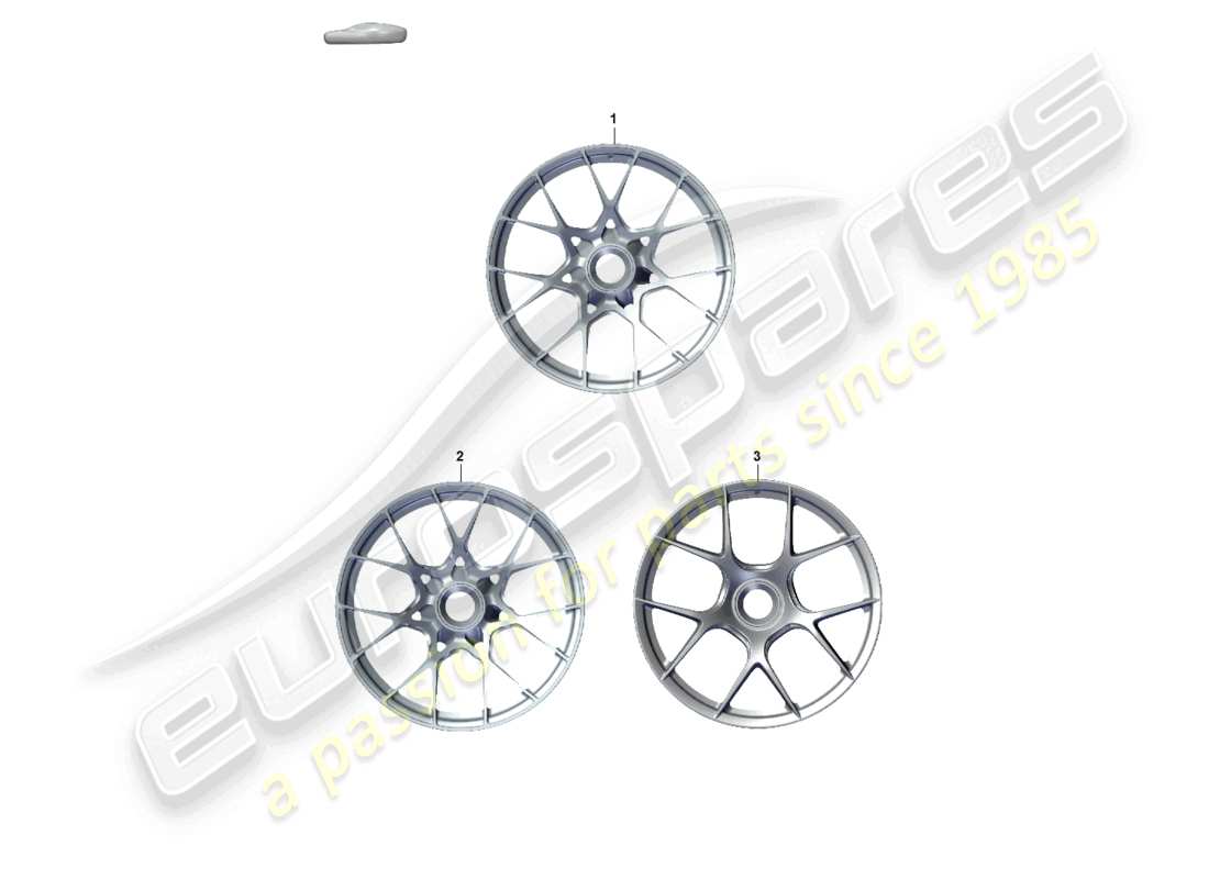 porsche 2025 (992-2 gt3/rs/st) leichtmetallfelge zentralverriegelung teileübersicht