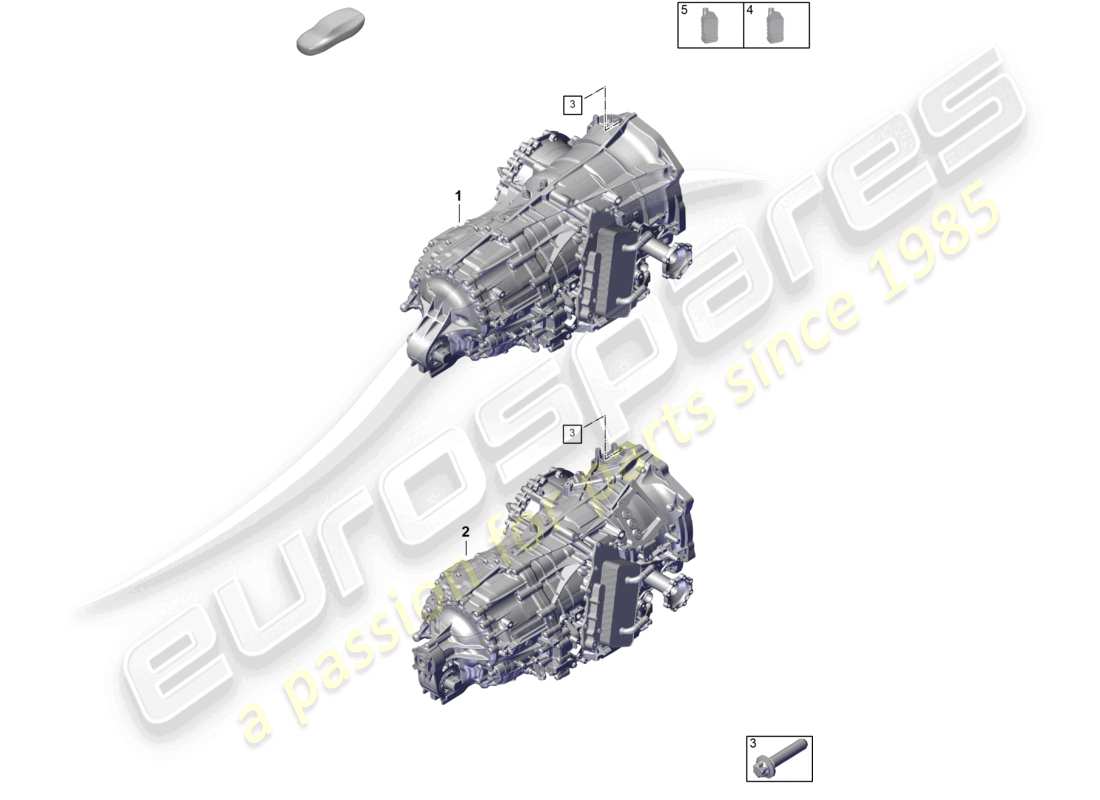porsche 2024 (992-2) 8-speed doppelkupplungsgetriebe - pdk - für fahrzeuge mit hybridantrieb getriebeöl ersatzteildiagramm
