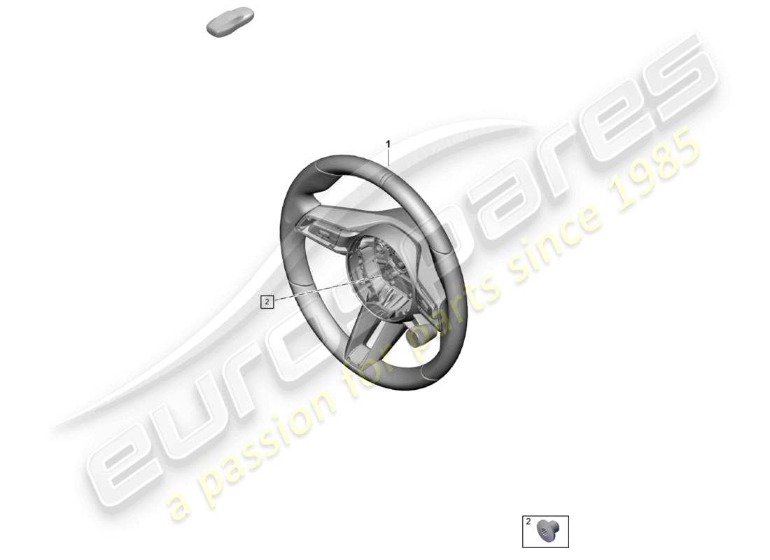 porsche 2024 (992-2) multifunktions-sportlenkrad (leder) multifunktions-sportlenkrad (race-tex) mit heizung ersatzteilzeichnung
