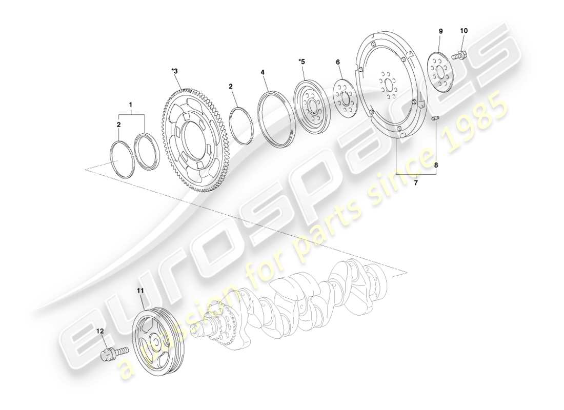 teilediagramm mit der teilenummer 90119-12345
