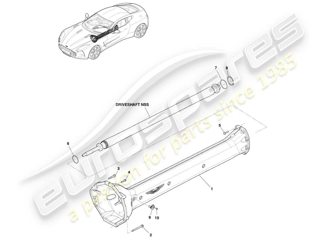 teilediagramm mit der teilenummer ay93-4500-ac