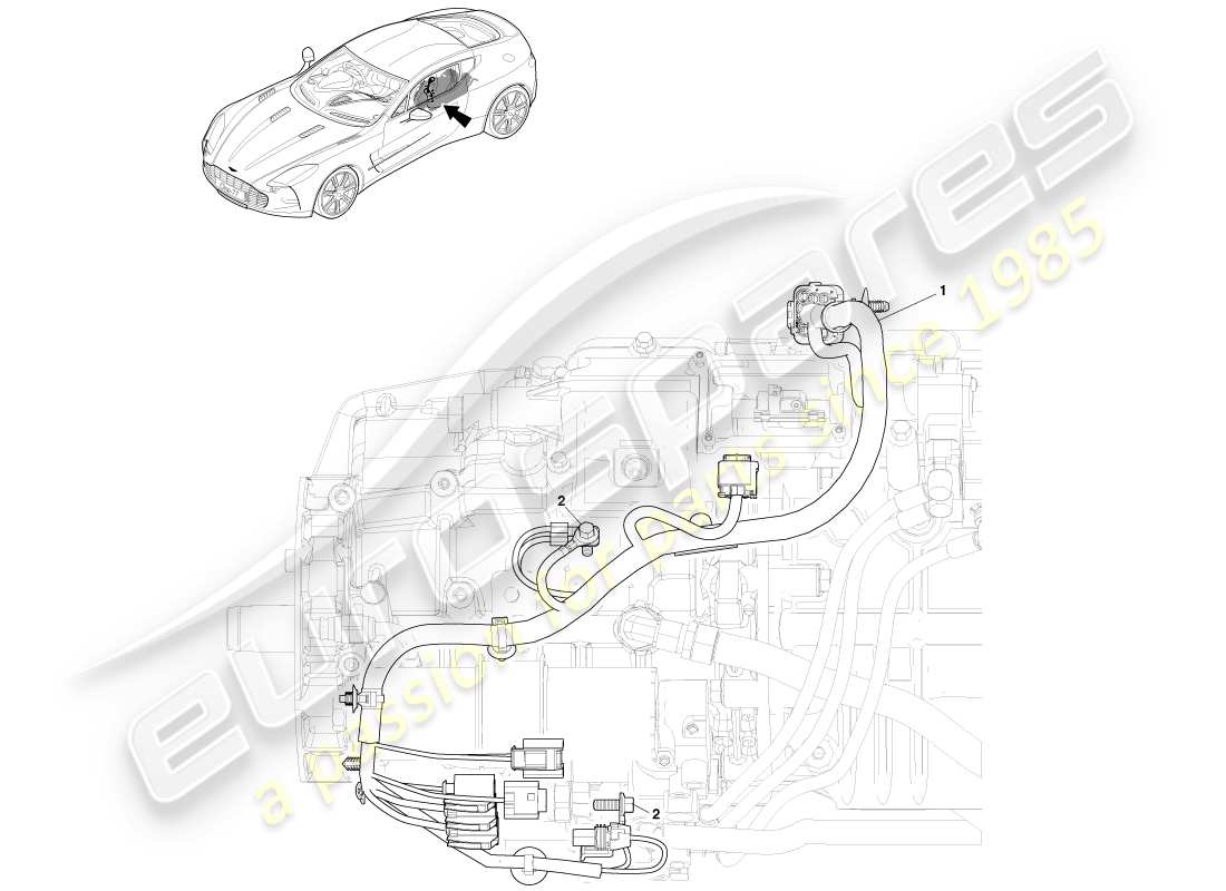 teilediagramm mit der teilenummer ay93-7c078-ab