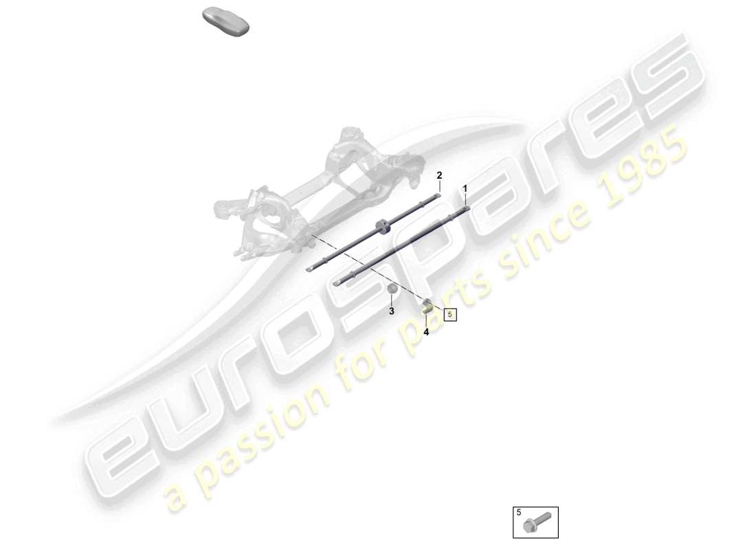 porsche 2020 (taycan 9j1-1) stabilisator-ersatzteildiagramm
